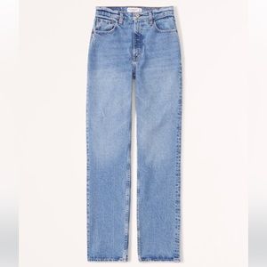 Abercrombie Ultra High Rise 90s Straight Jean